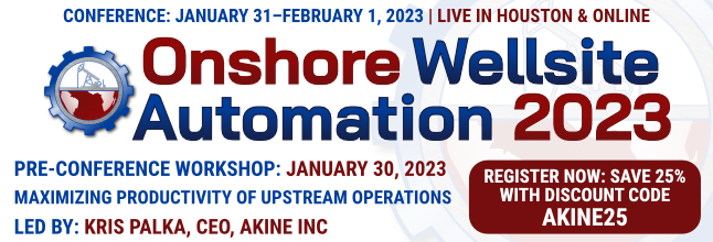 Onshore Wellsite Automation 2023